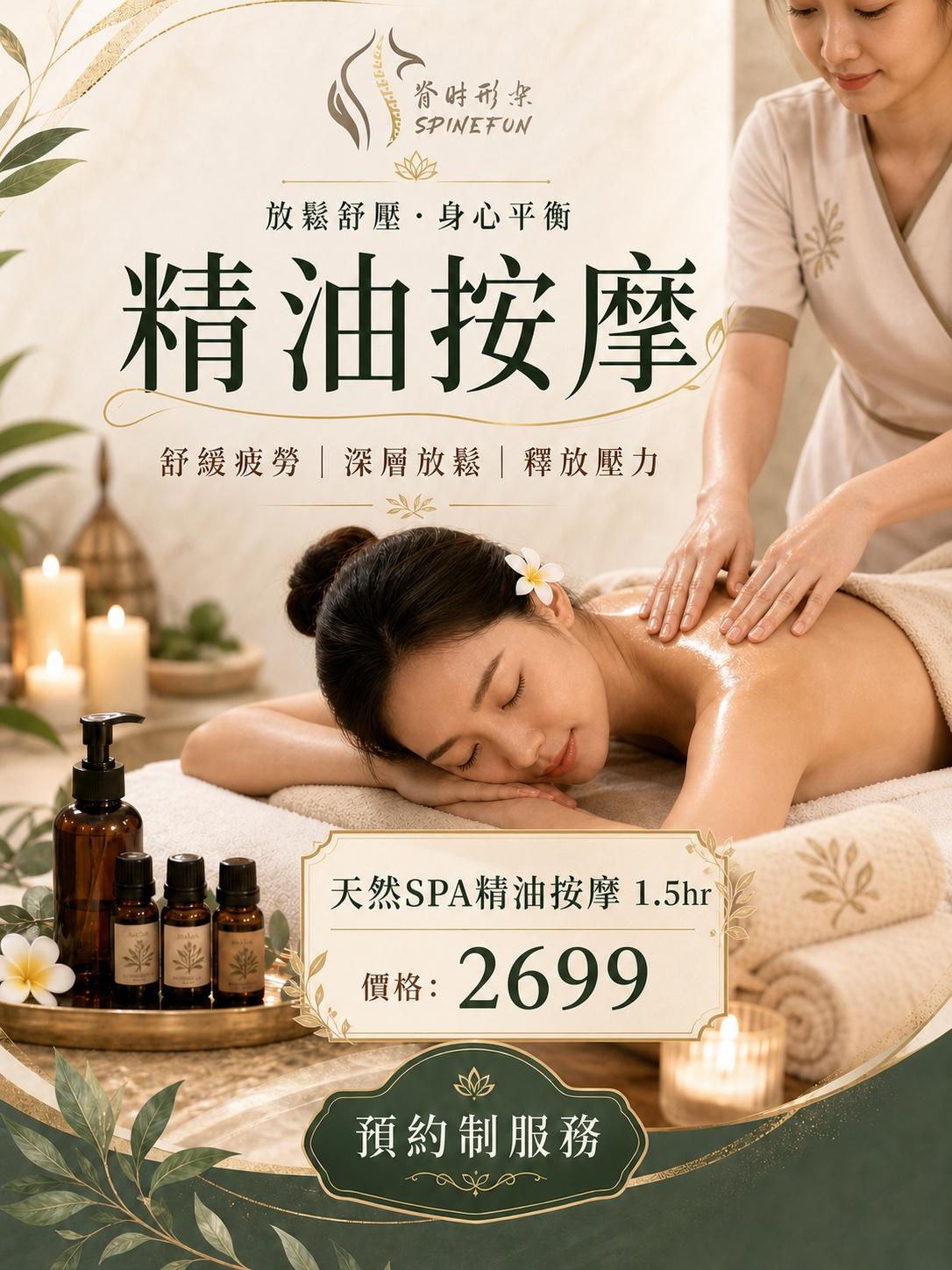 精油按摩_SPINEFUN