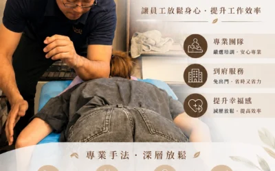 【台北企業按摩】高效職場的健康解方!深度解析專業按摩手法如何拯救久坐員工、倍增企業產能